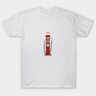 Retro Style Love Gas Pump T-Shirt